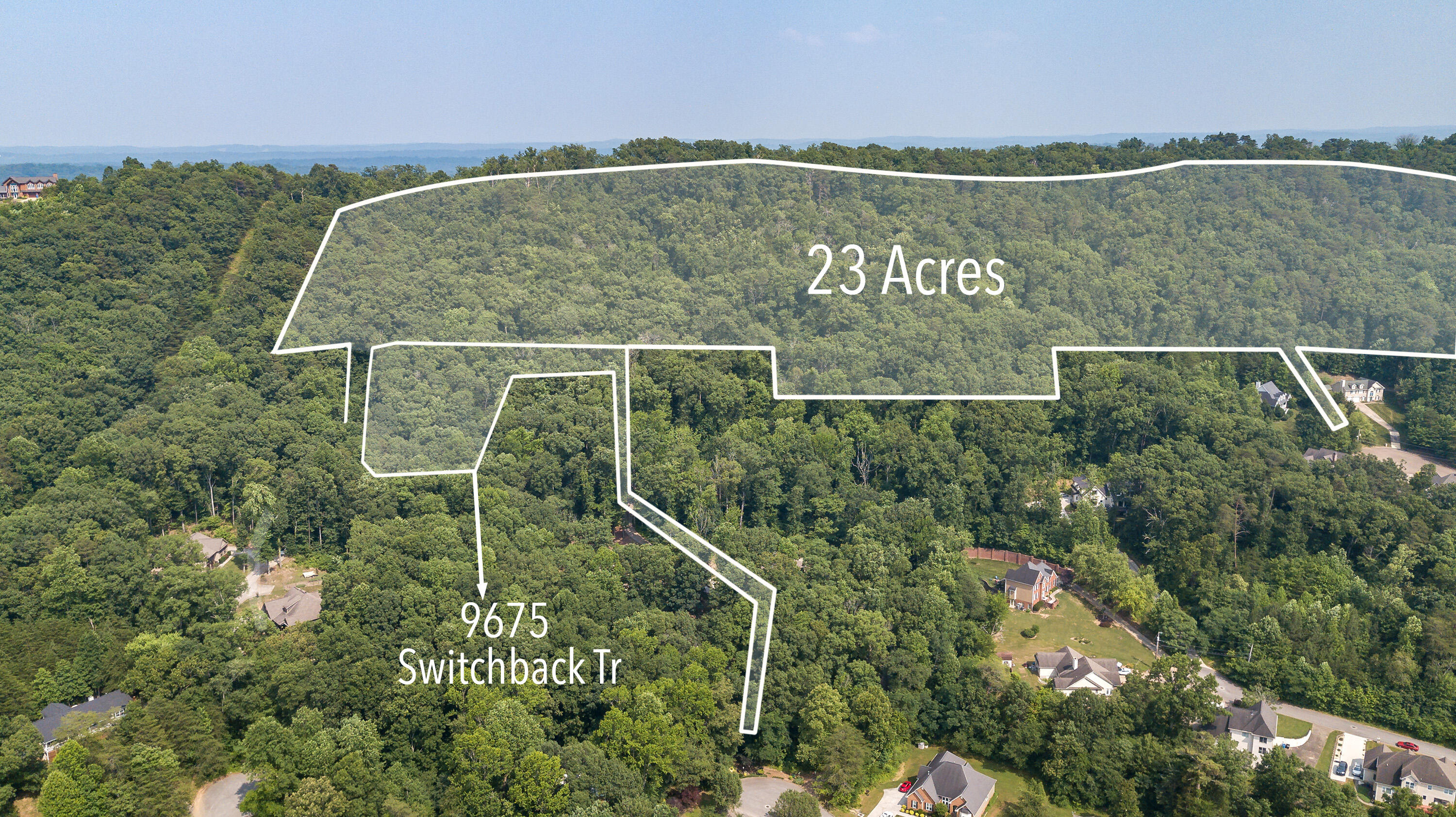 9675 Switchback Trail Ooltewah, TN 37363 - Photo 7 of 24 2822 Waterfall Tr_Aerial_23 Acres + Swit