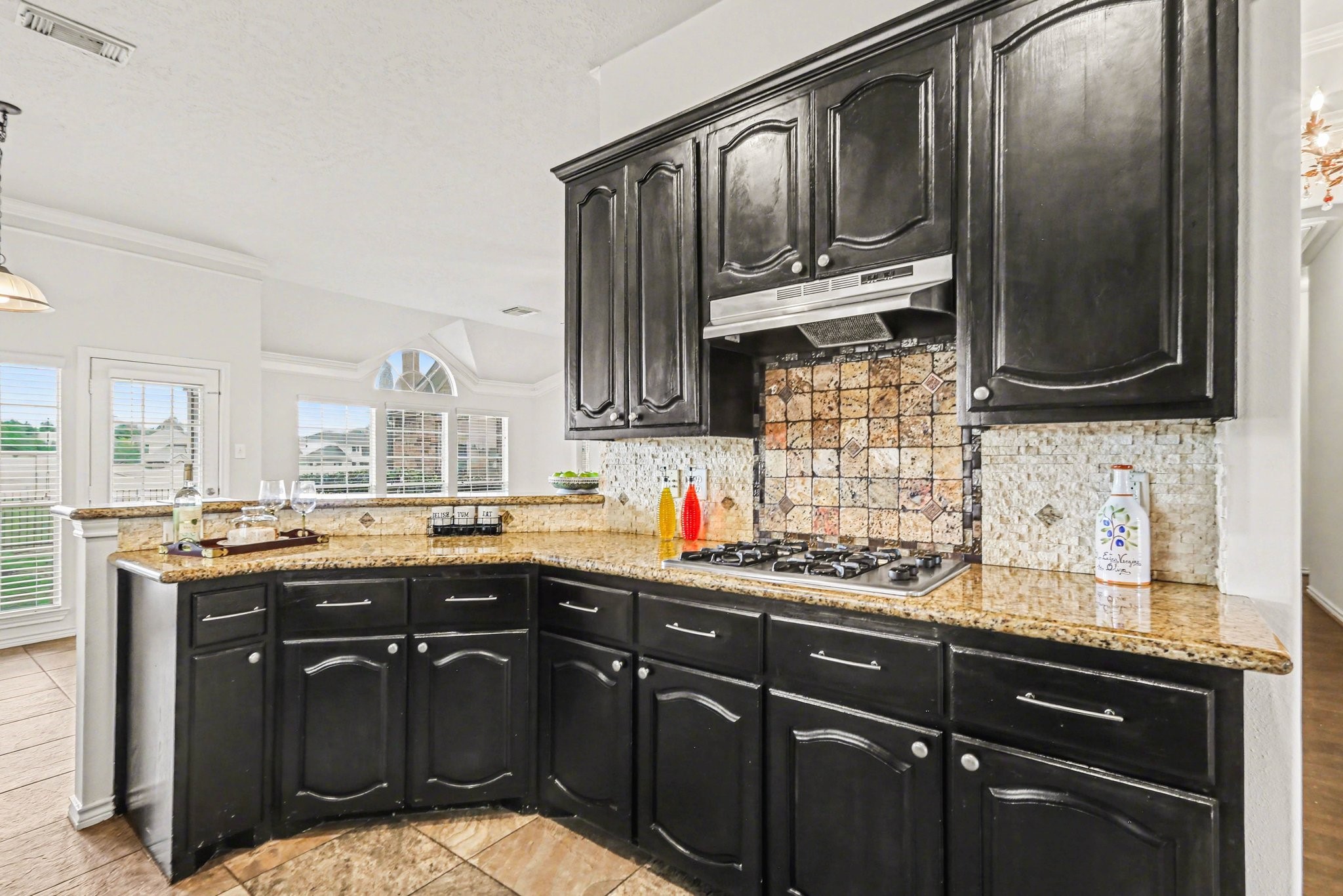 16434 Redcrest Drive Houston, TX 77095 - Photo 12 of 44 Cabinets were re-stained in April of 2026!