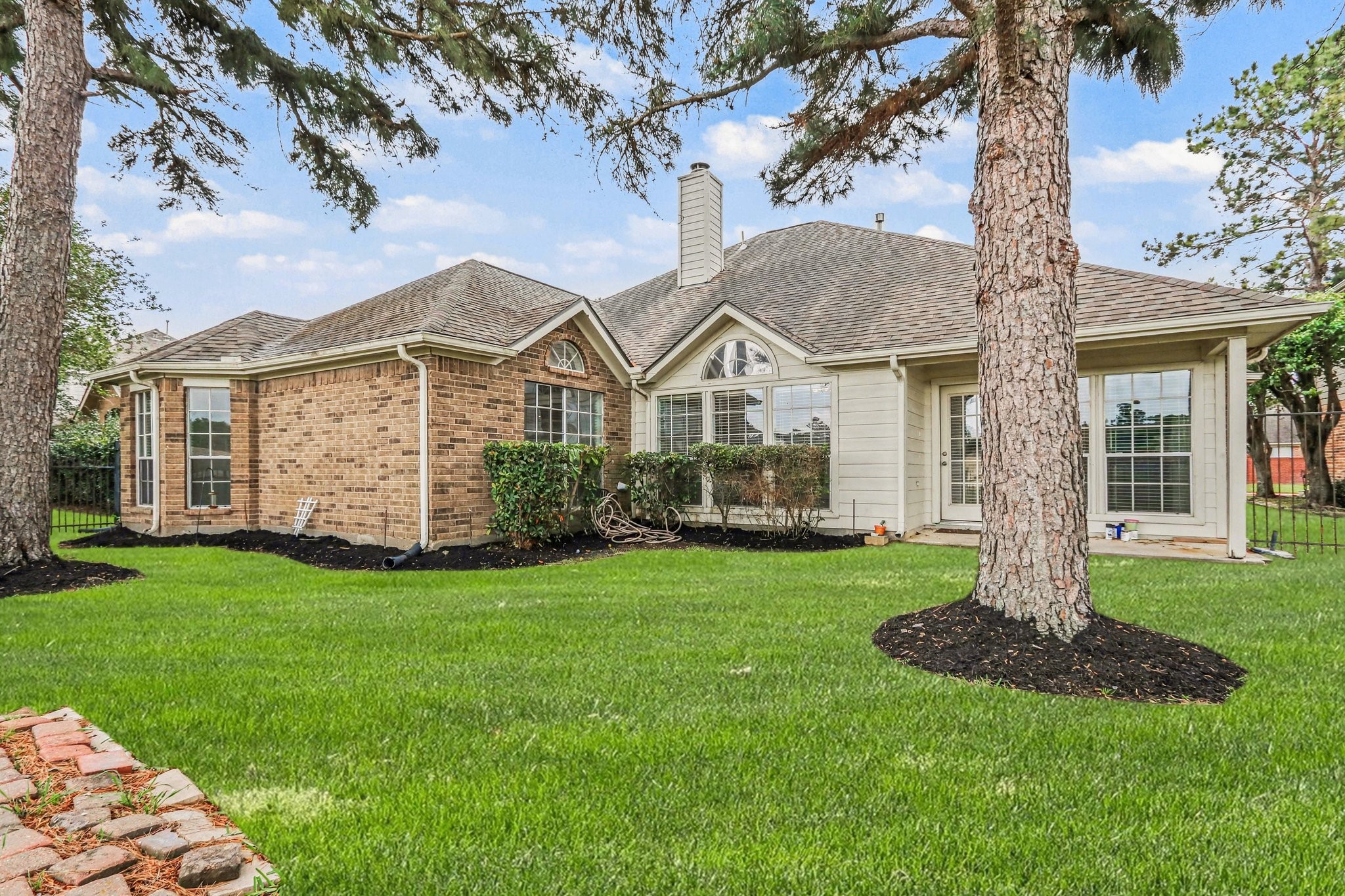 16434 Redcrest Drive Houston, TX 77095 - Photo 2 of 44 Rear elevation. Roof was replaced in 2018.