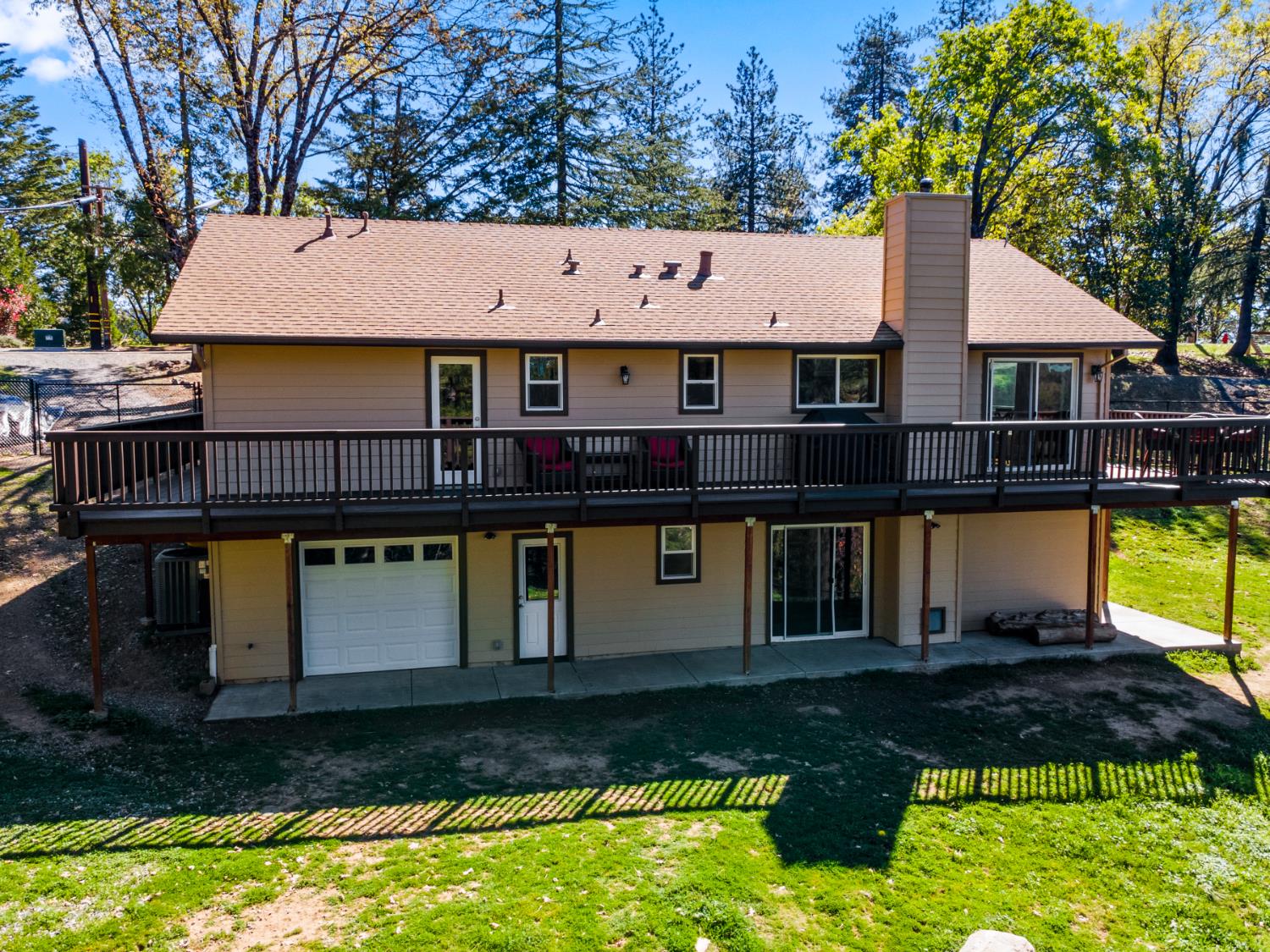 5031 Shooting Star Road Pollock Pines, CA 95726 - Photo 36 of 53 rear view with garage