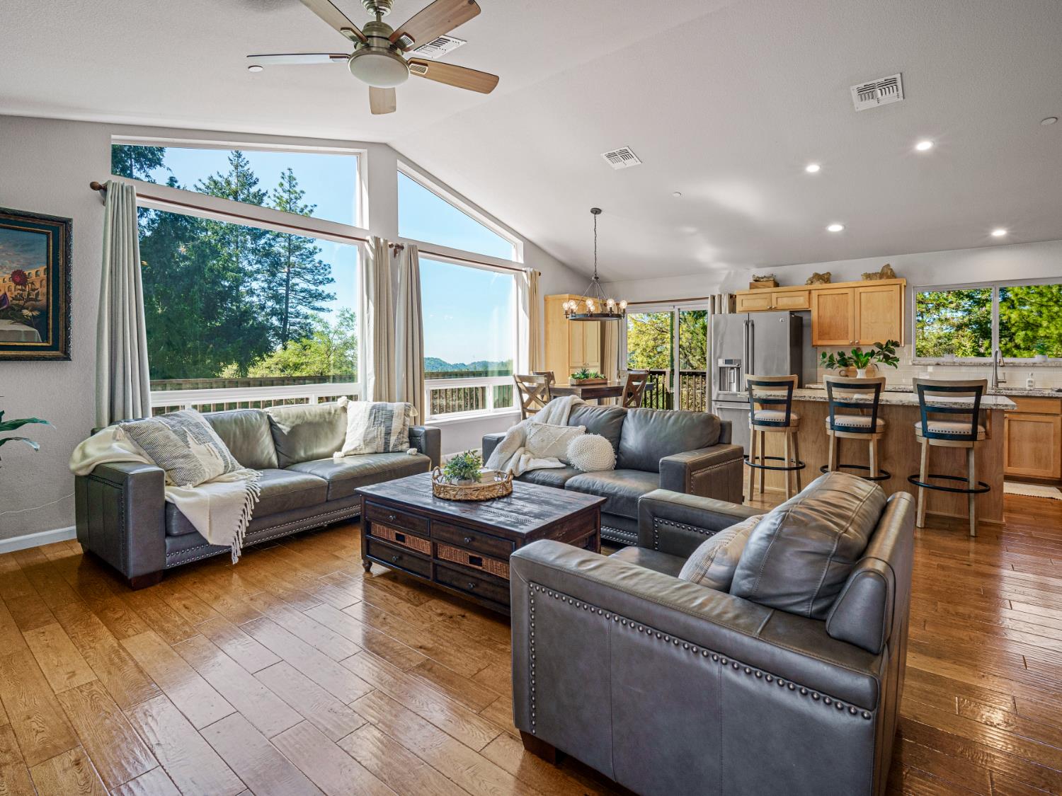 5031 Shooting Star Road Pollock Pines, CA 95726 - Photo 4 of 53 living room with big windows and plenty of natural light