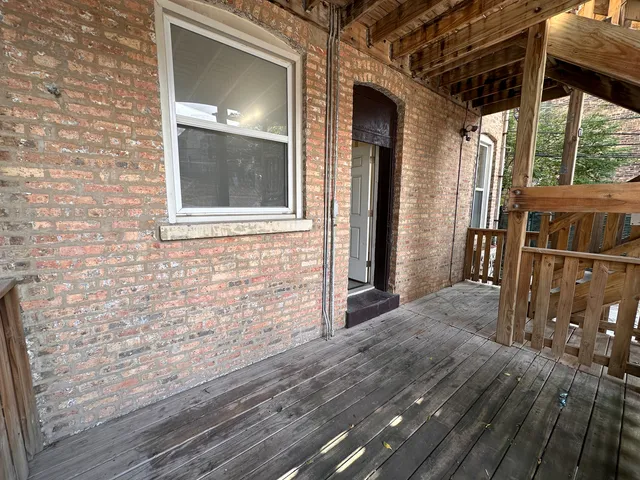 a view of front door of house