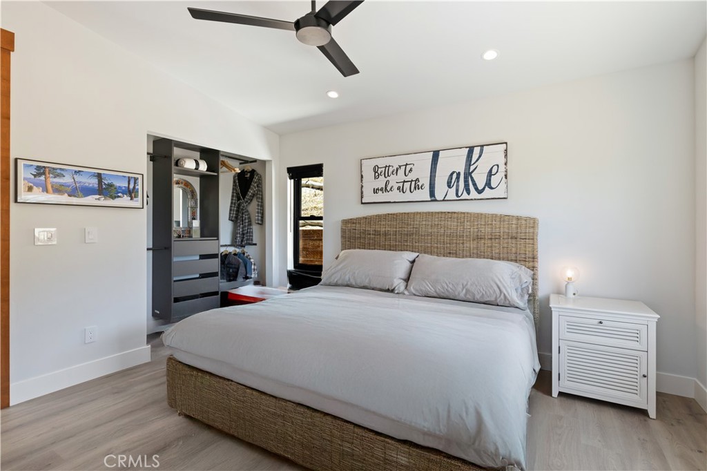 12630 Lakeshore Drive Clearlake, CA 95422 - Photo 28 of 73 a bedroom with a bed and a view of bedroom