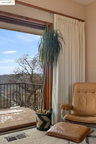 a view of backyard and snow