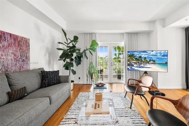 a very nice looking room with a large window