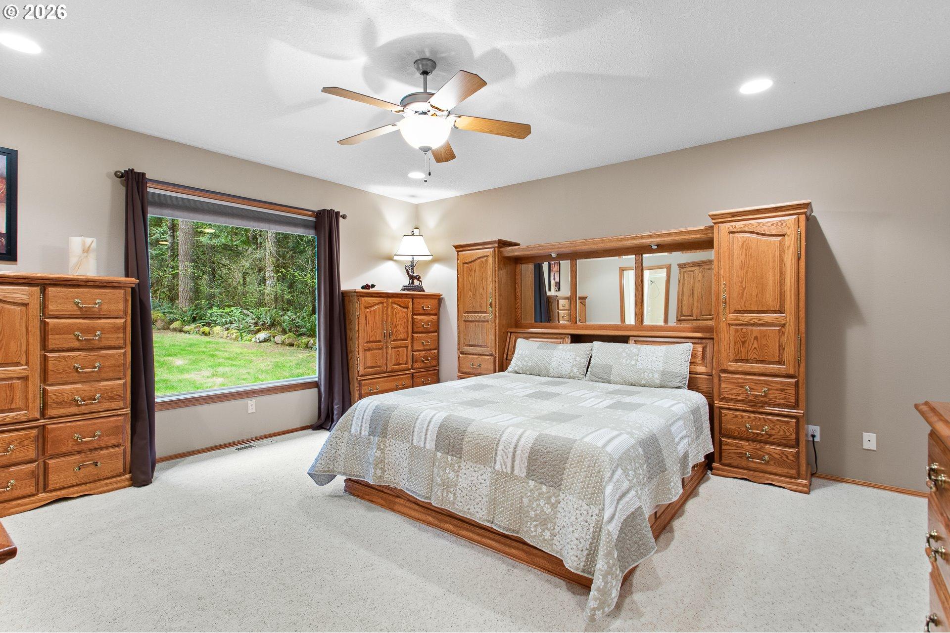 9920 Southeast Bull Run Road Corbett, OR 97019 - Photo 22 of 48 Owner's Suite Bedroom