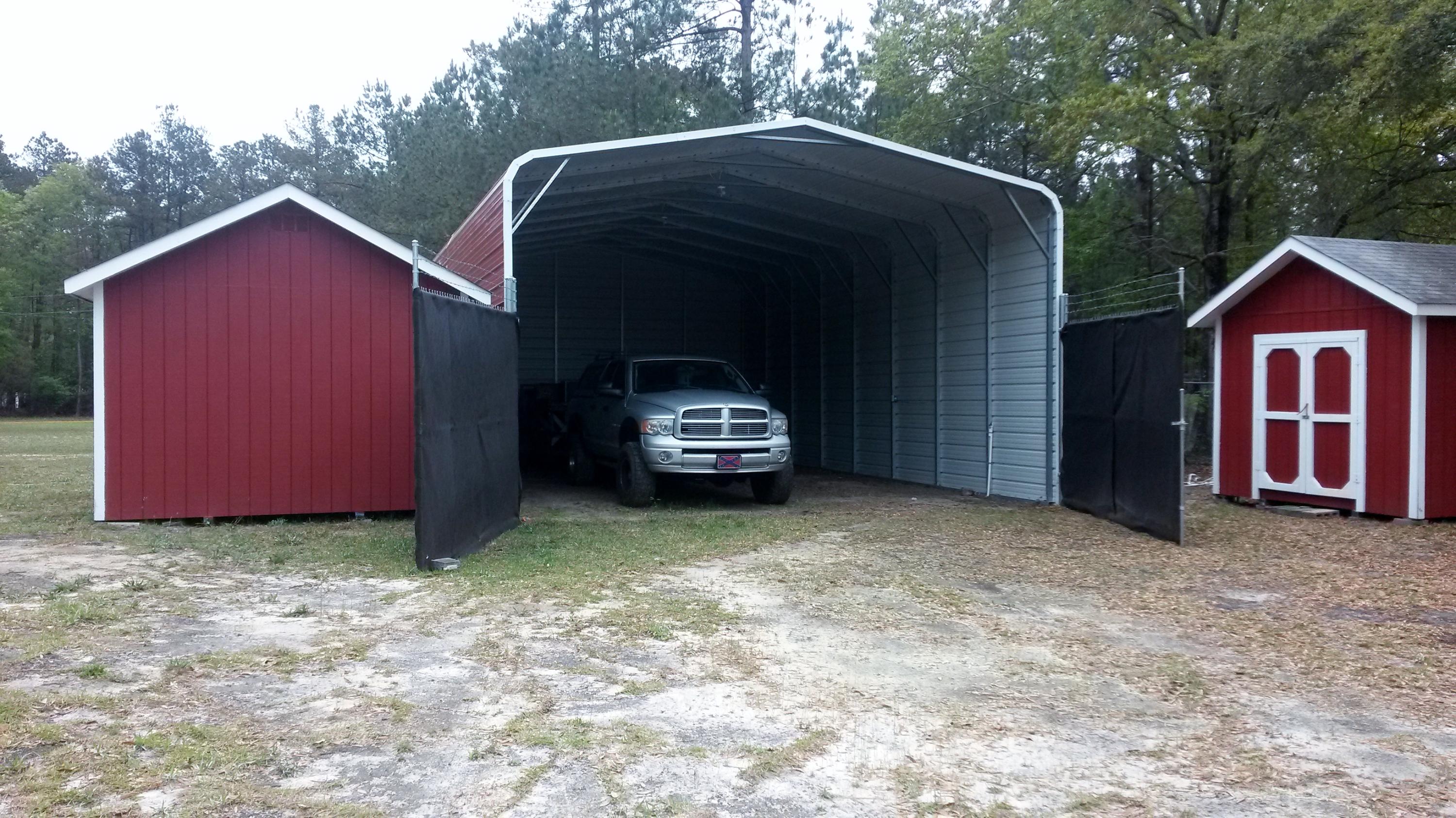 Carport/boat shed