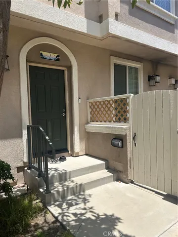 a view of a entryway door of the house