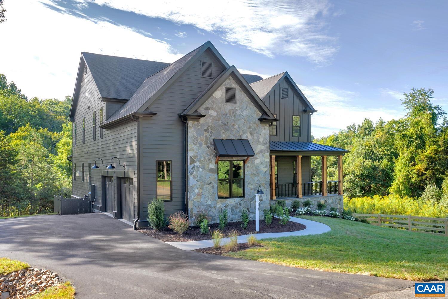 3 B Jarmans Gap Road, Unit LOT 3B JARMANS GAP Crozet, VA 22932 - Photo 2 of 39 a front view of house with yard and green space