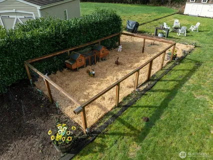 a view of a couches on the roof deck