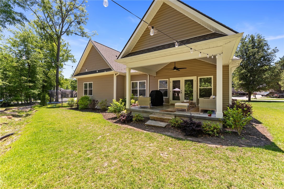 502 Canebrake Drive Anderson, SC 29621 - Photo 39 of 39 This residence features a charming covered patio with direct access to a spacious private yard.