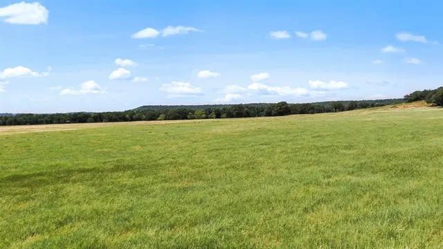 a view of an ocean and a building