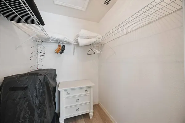 a view of walk in closet