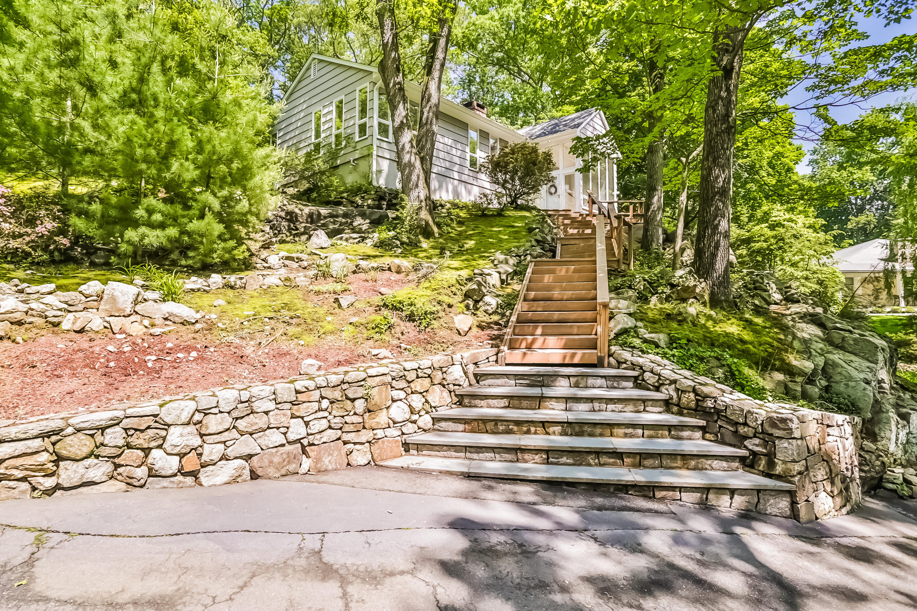 9 Little Brook Road Rowayton, CT 06853 - Photo 2 of 35 a view of fountain along with trees
