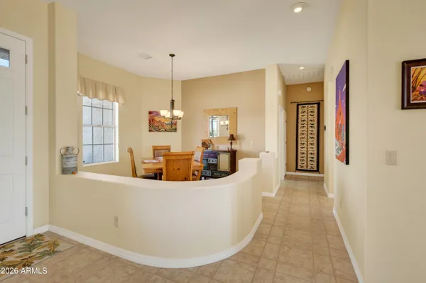a view of a living room with furniture