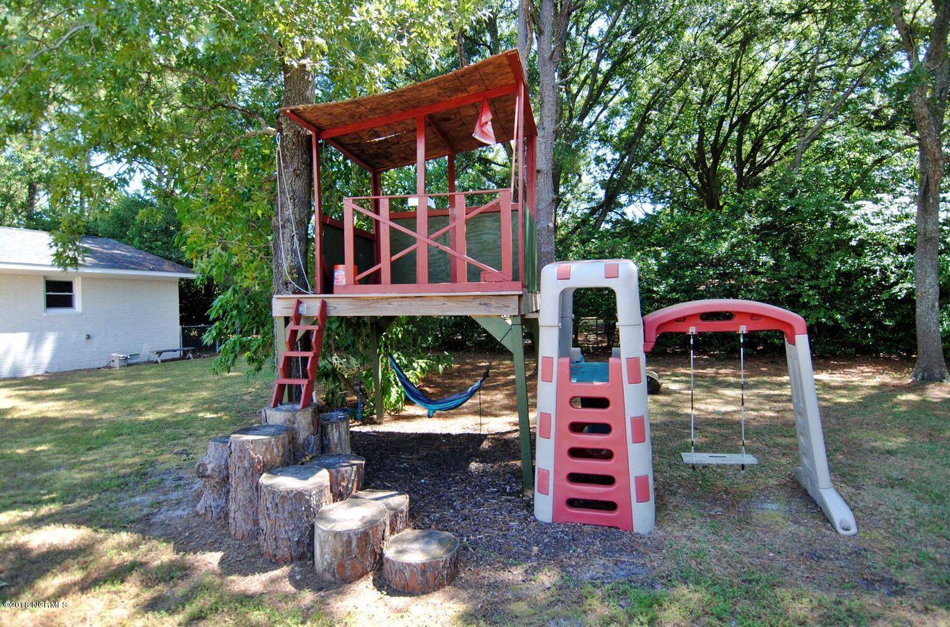 22 Partridge Road Wilmington, NC 28412 - Photo 26 of 30 Treehouse with child slide