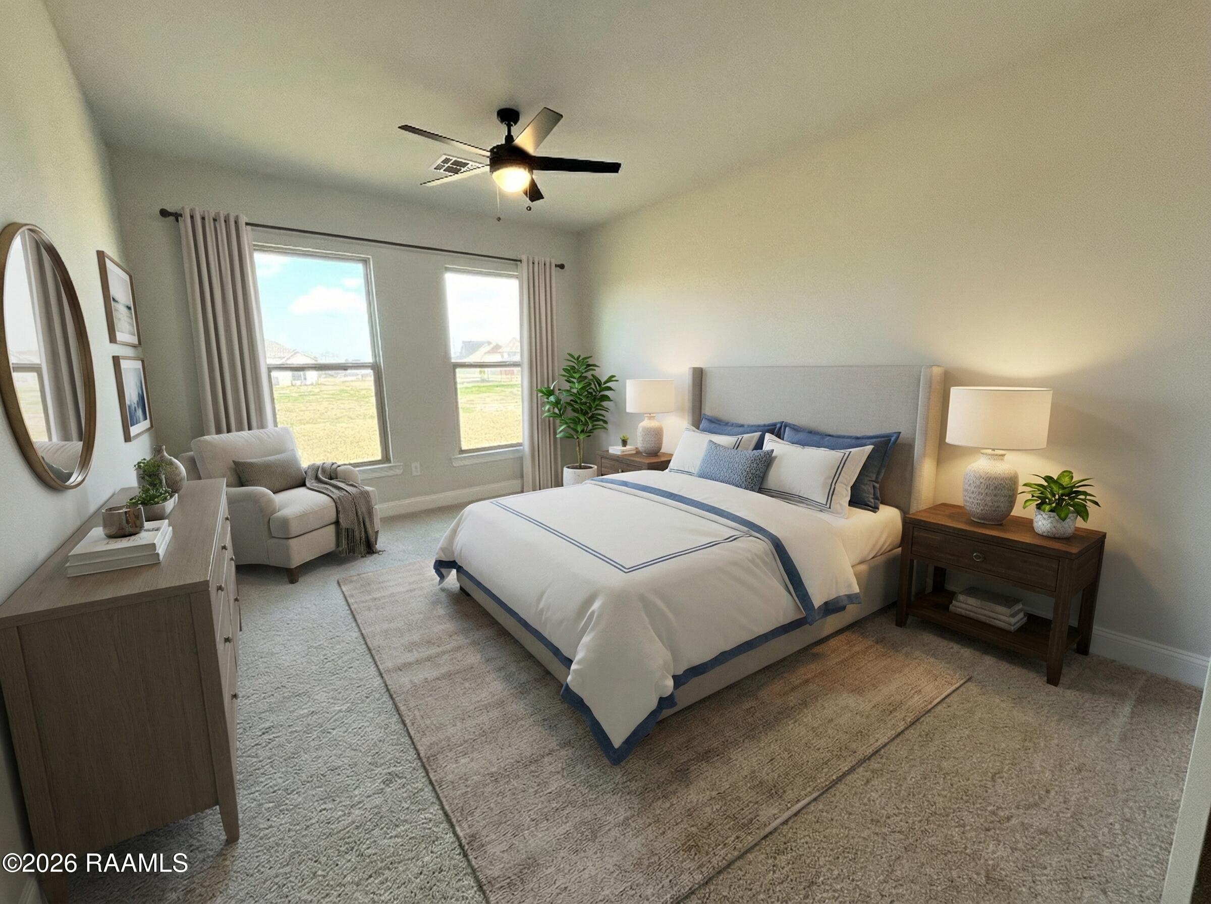 108 Mastermind Youngsville, LA 70592 - Photo 6 of 10 Virtually Staged - Primary Bedroom