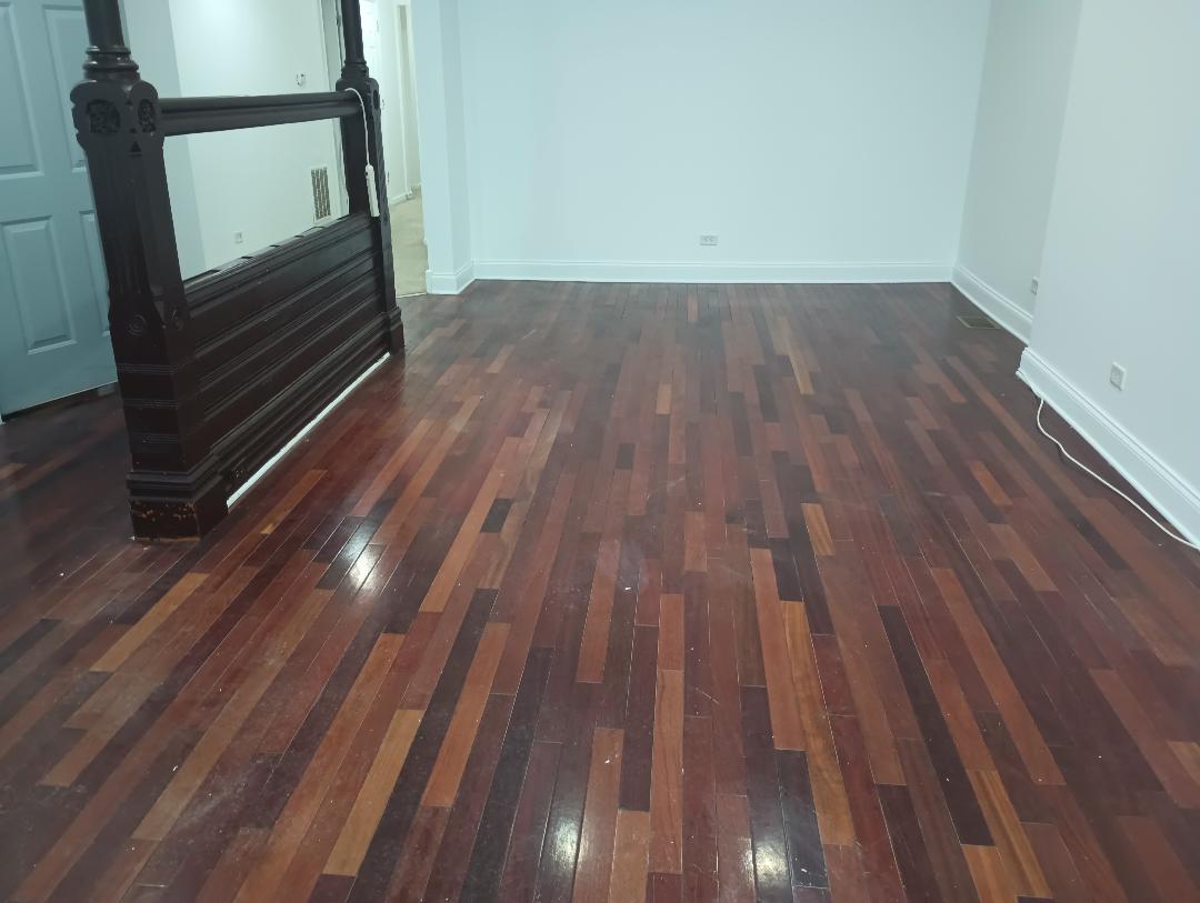 2236 West Monroe Street Chicago, IL 60612 - Photo 21 of 36 a view of room with wooden floor