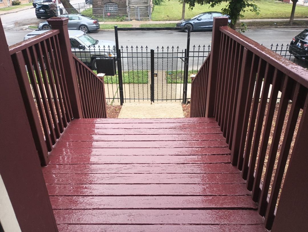 2236 West Monroe Street Chicago, IL 60612 - Photo 4 of 36 a view of a balcony with wooden floor