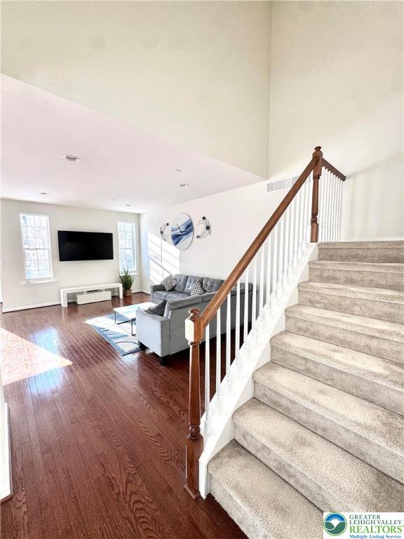 370 Redclover Lane Allentown, PA 18104 - Photo 13 of 33 a view of entryway and hall with wooden floor