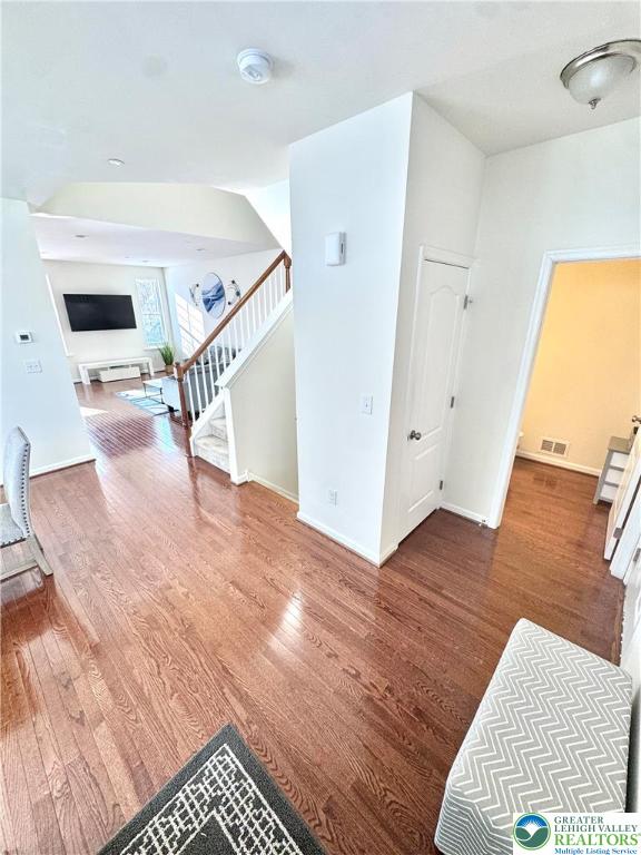 370 Redclover Lane Allentown, PA 18104 - Photo 3 of 33 a view of entryway and hall with wooden floor