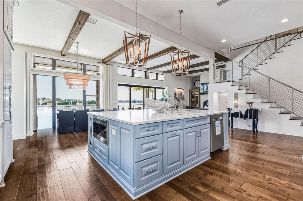 459 20th Avenue Indian Rocks Beach, FL 33785 - Photo 18 of 70 a kitchen with stainless steel appliances granite countertop lots of counter top space