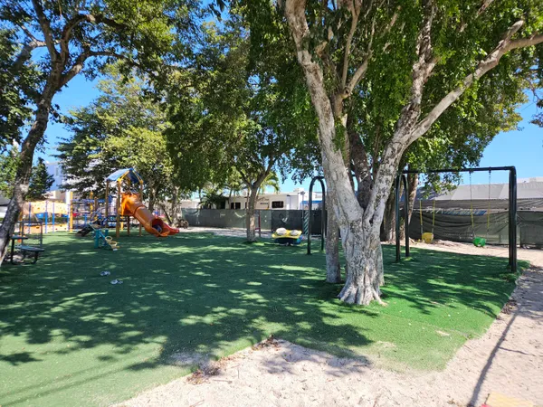 a view of a back yard