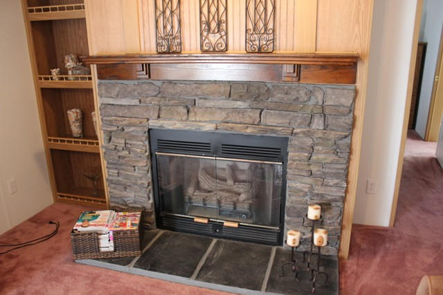 65 Highfield Road Rocky Mount, VA 24151 - Photo 17 of 37 Family Rm - Stone Fireplace