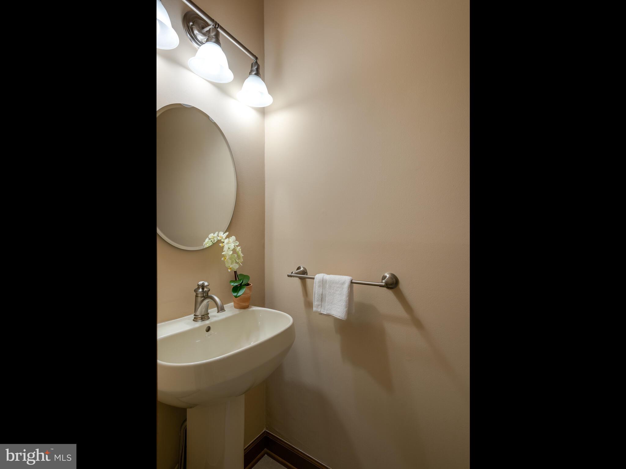 673 Thomas Jefferson Road Wayne, PA 19087 - Photo 28 of 64 a bathroom with a sink and mirror