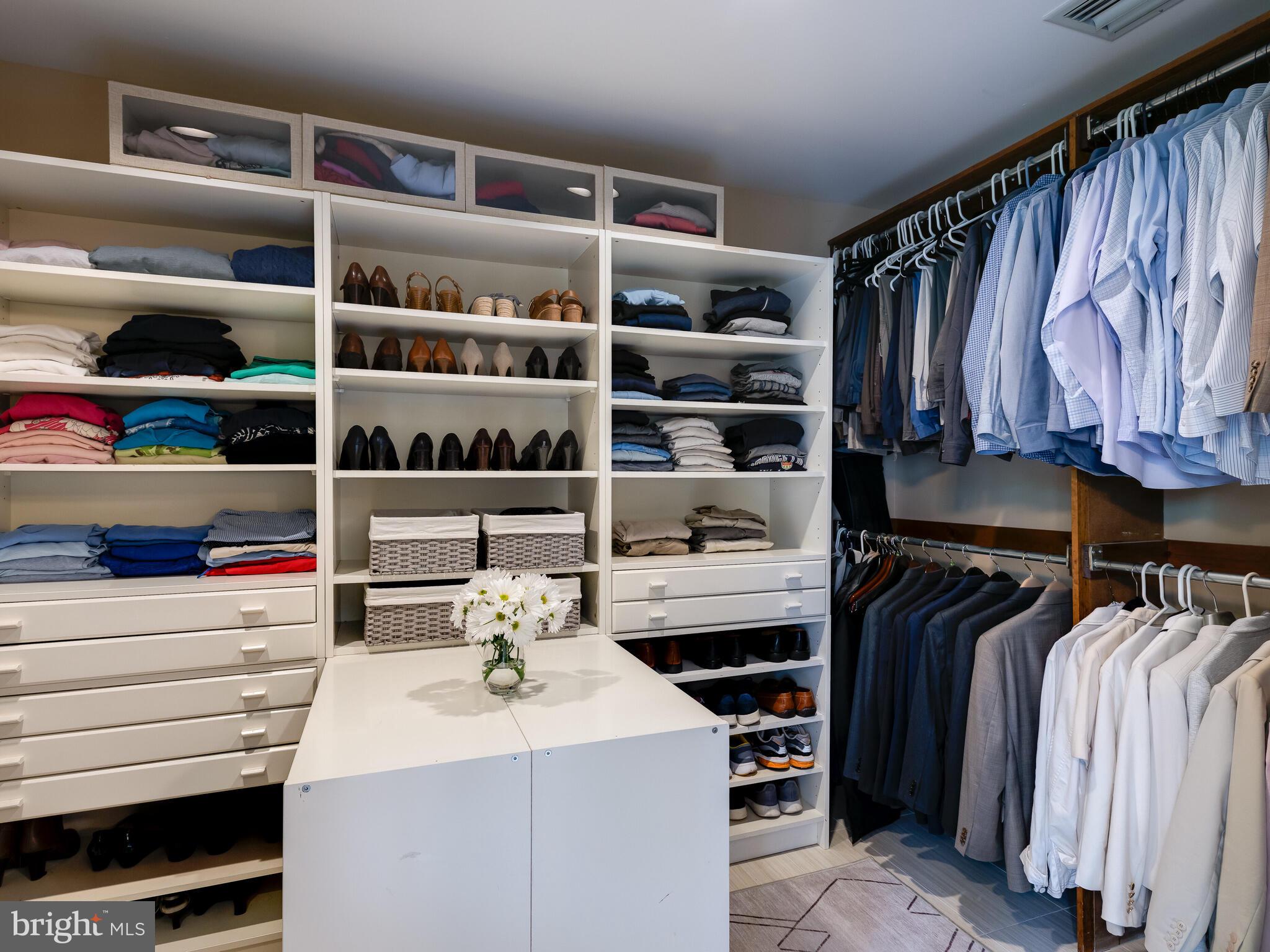 673 Thomas Jefferson Road Wayne, PA 19087 - Photo 35 of 64 a view of walk in closet with clothes and shoes
