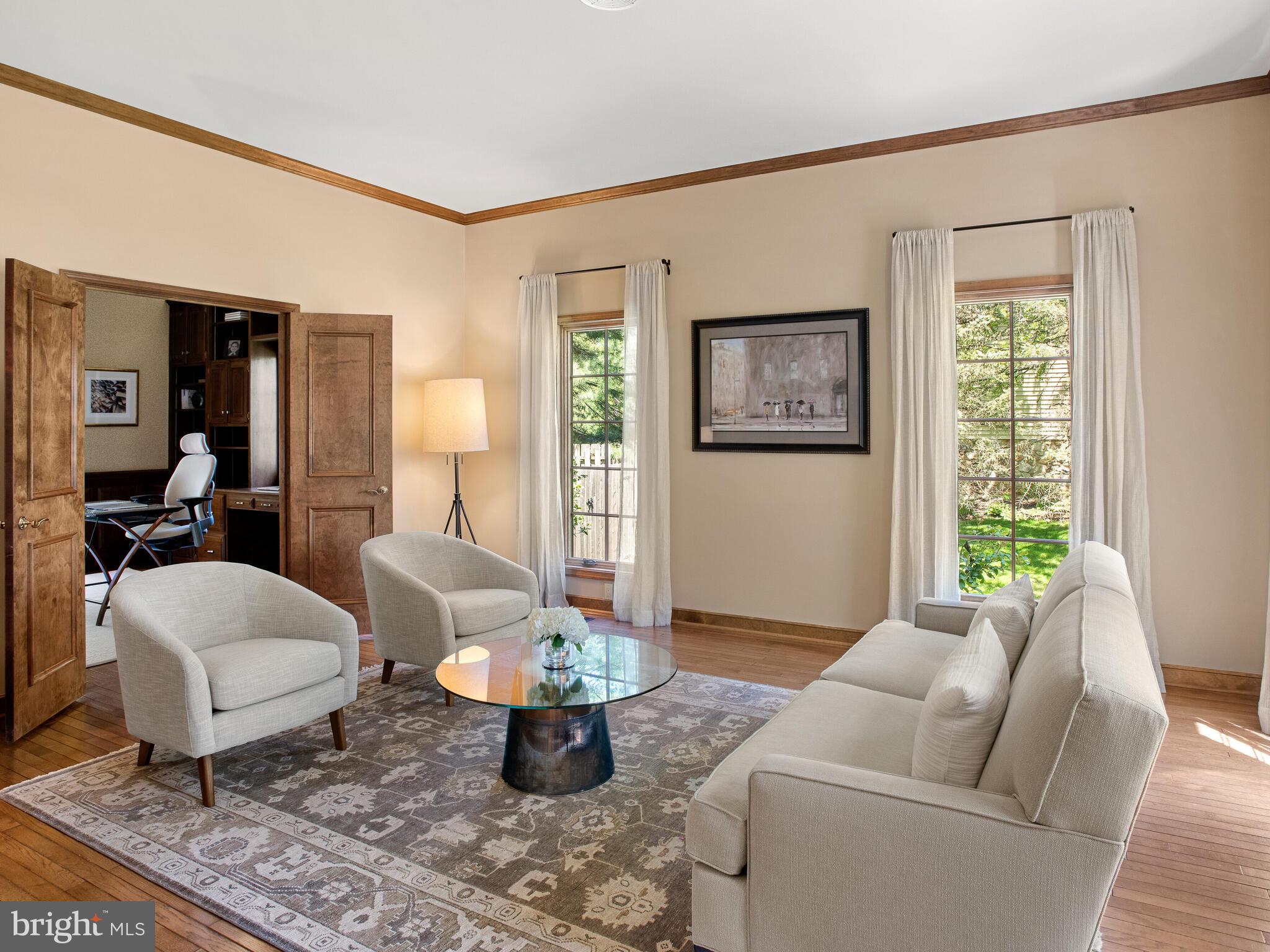 673 Thomas Jefferson Road Wayne, PA 19087 - Photo 6 of 64 a living room with furniture and a window