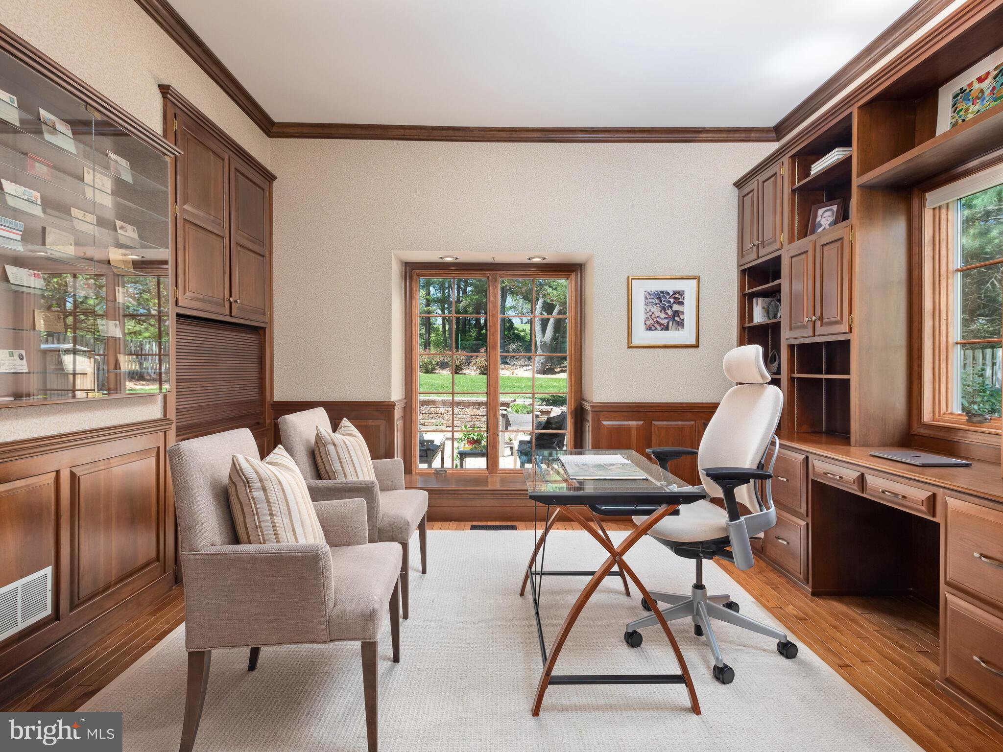 673 Thomas Jefferson Road Wayne, PA 19087 - Photo 7 of 64 a work room with furniture and a floor to ceiling window