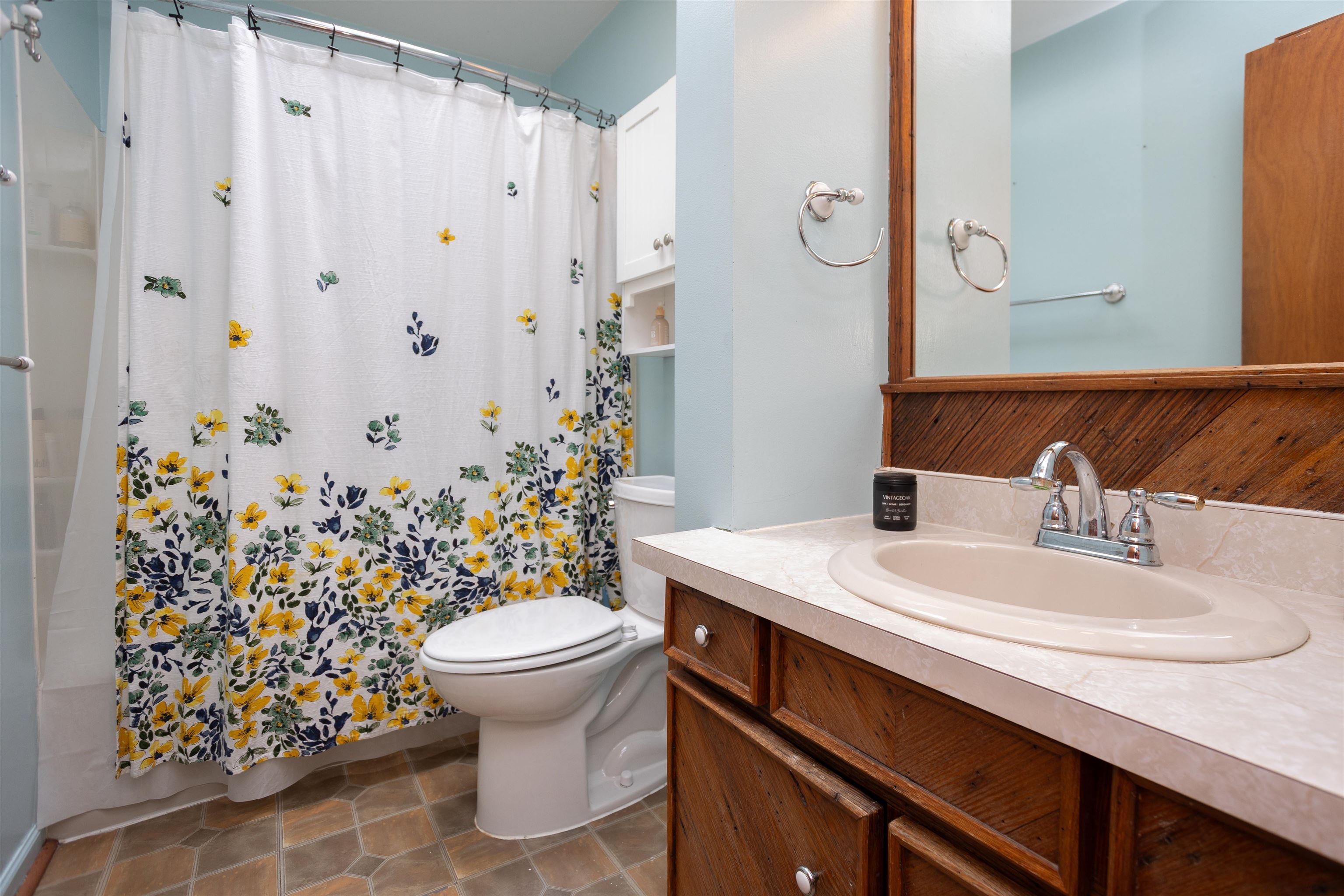 211 George Street Staunton, VA 24401 - Photo 18 of 37 a bathroom with a sink toilet and shower