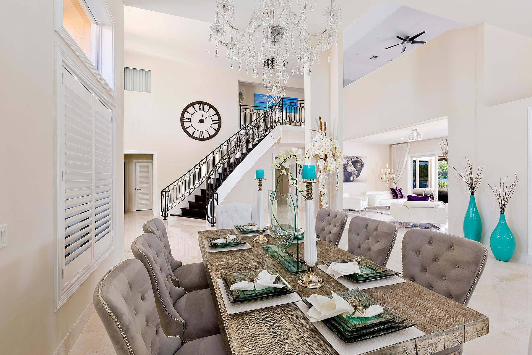 1612 Southwest 19th Avenue Boca Raton, FL 33486 - Photo 8 of 44 a living room with furniture and a table