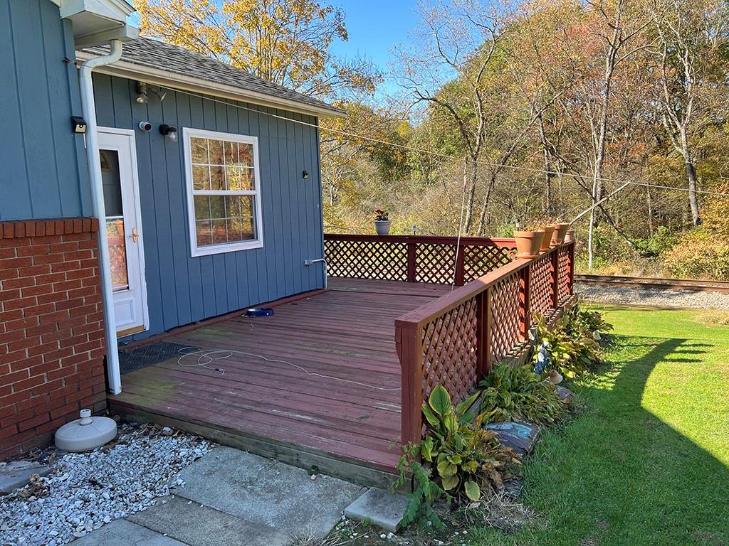 76 Cherry Run Road Homer City, PA 15748 - Photo 18 of 20 a view of a house with a wooden fence