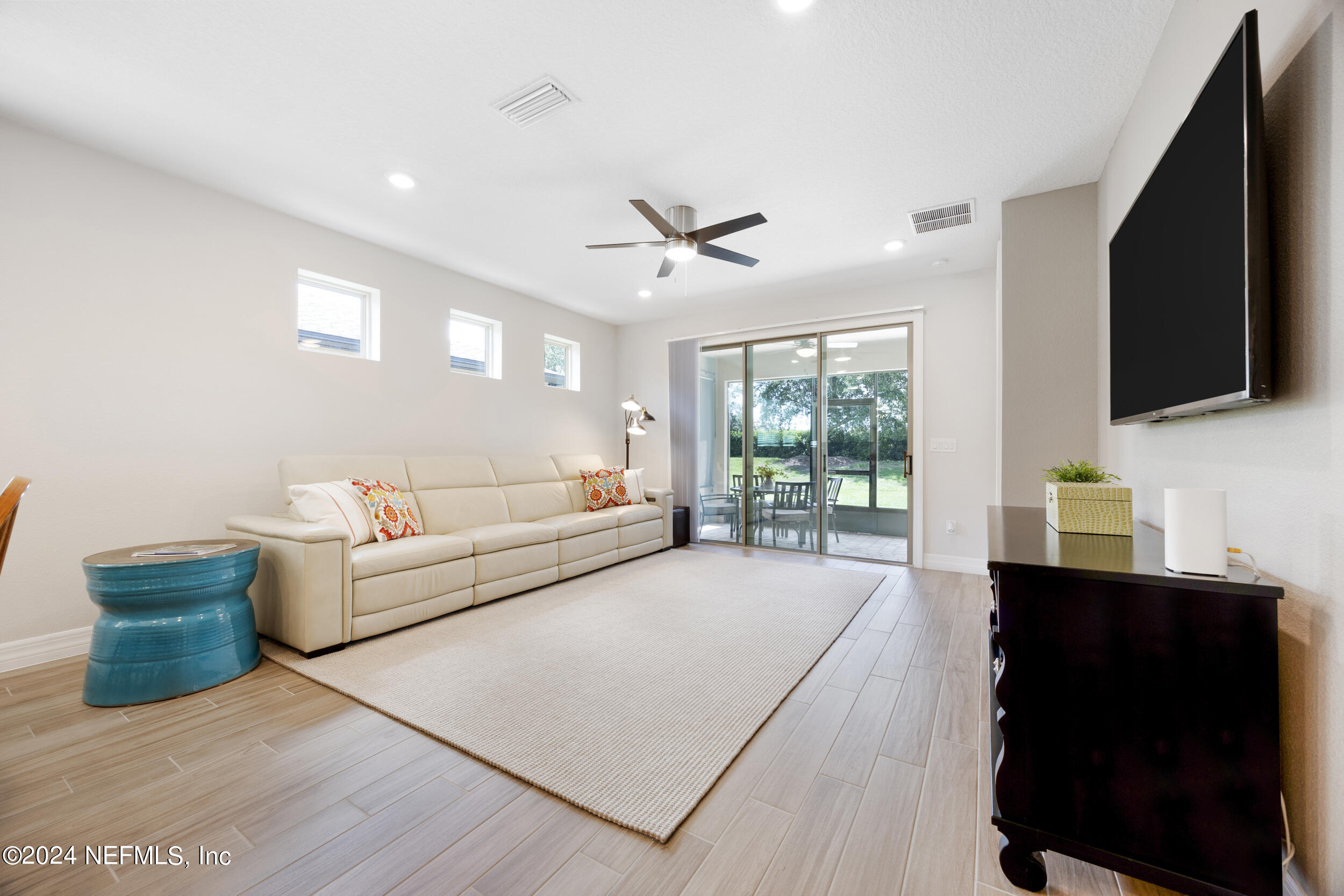 220 Rock Spg Loop St. Augustine, FL 32095 - Photo 11 of 30 a living room with furniture and a flat screen tv