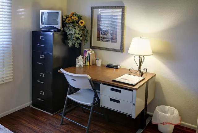 a living room with furniture floor to ceiling window and wooden floor