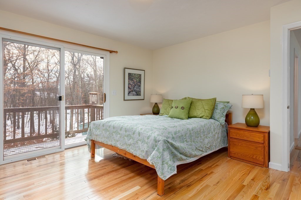 82 Nashoba Road Littleton, MA 01460 - Photo 15 of 39 a bedroom with a bed and wooden floor