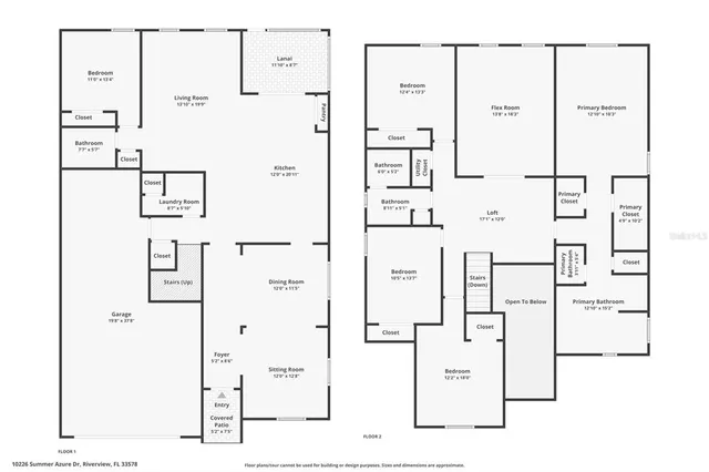 $485,000 | 10226 Summer Azure Drive, Riverview, FL 33578