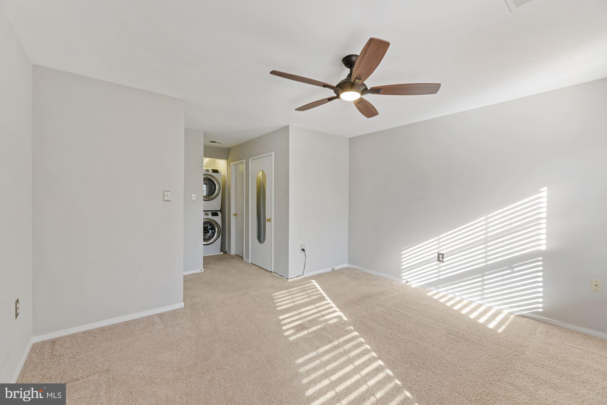 7817 D Harrowgate Circle, Unit 156 Springfield, VA 22152 - Photo 17 of 26 Ceiling Fan in Bedroom