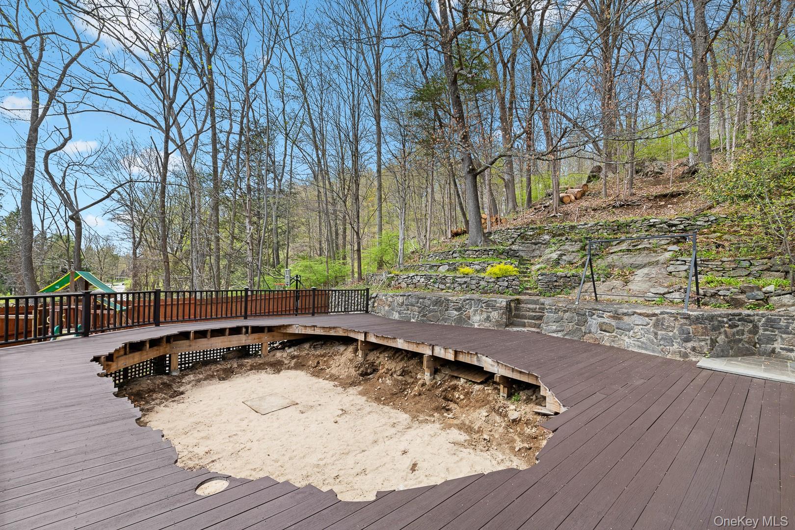 168 Pound Ridge Road Bedford, NY 10506 - Photo 18 of 22 Deck with Pool Site