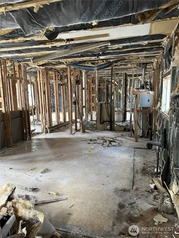 a view of water heater room