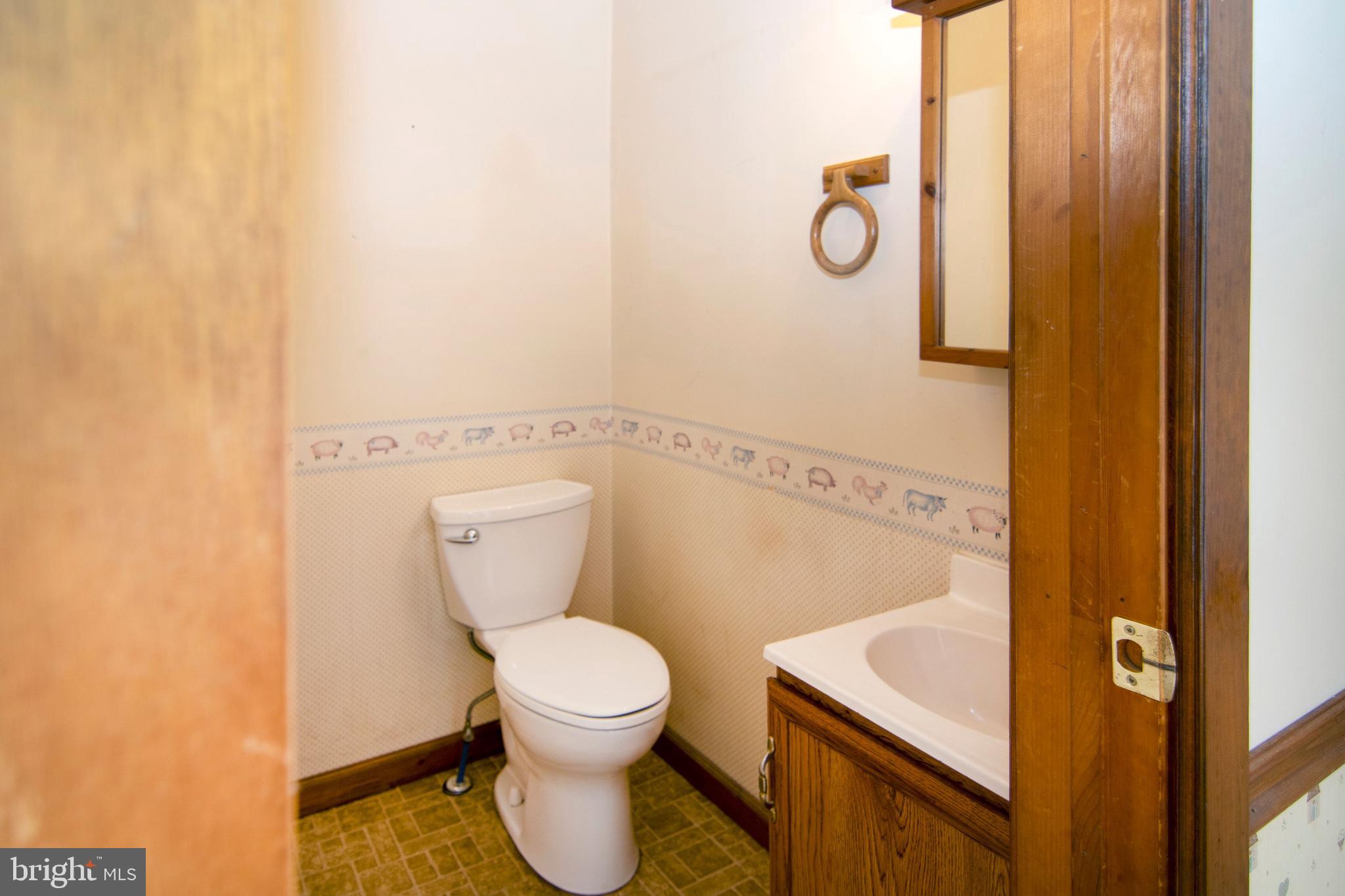 546 Williamstown Road Sicklerville, NJ 08081 - Photo 21 of 44 a bathroom with a toilet and a mirror