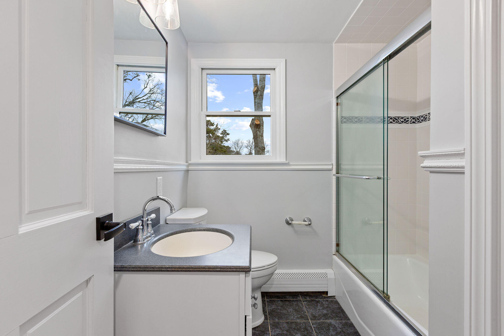 276 Scargo Hill Road South Dennis, MA 02660 - Photo 37 of 53 a bathroom with a toilet sink and mirror