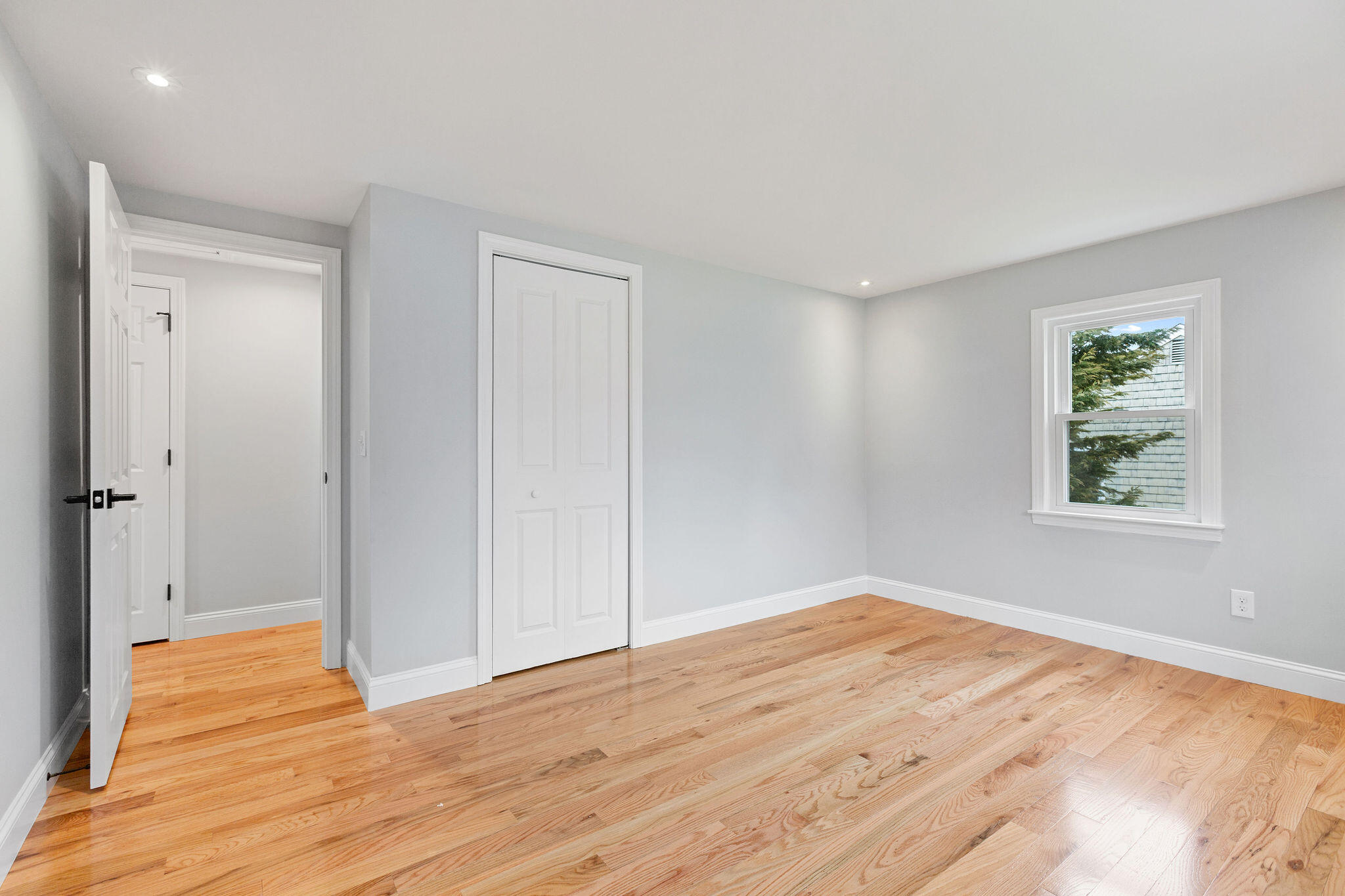 276 Scargo Hill Road South Dennis, MA 02660 - Photo 43 of 53 a view of empty room with wooden floor and fan