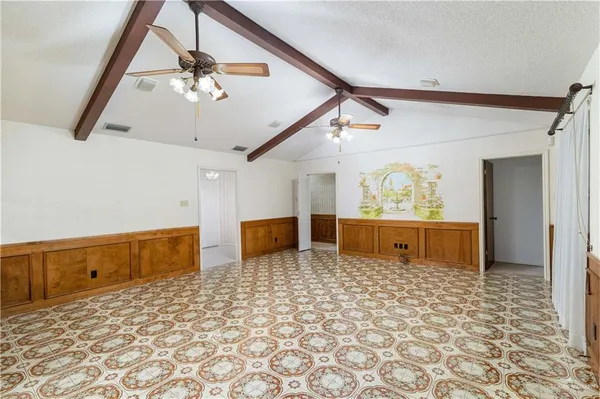 a very nice looking room with a large window