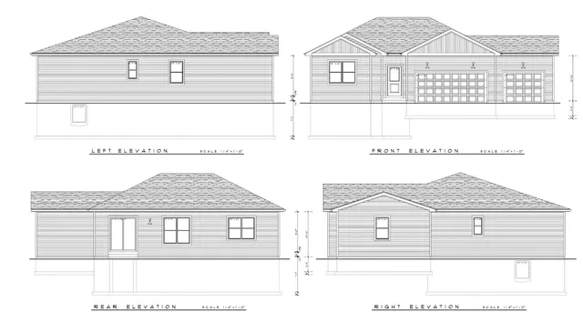 a black and white photo of a house