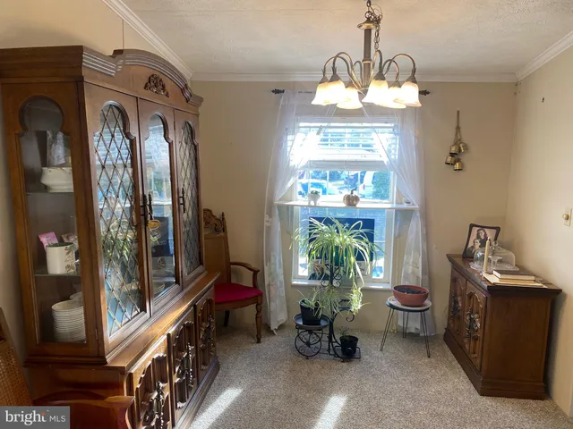 a view of a livingroom with furniture and a window