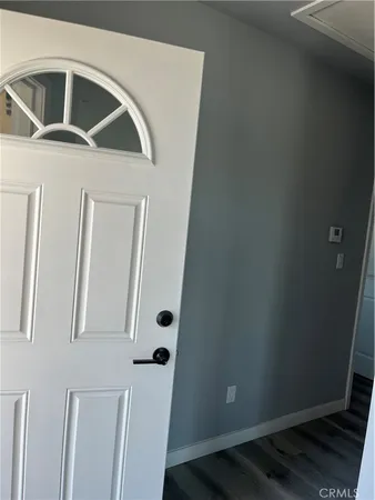 a view of an entryway door