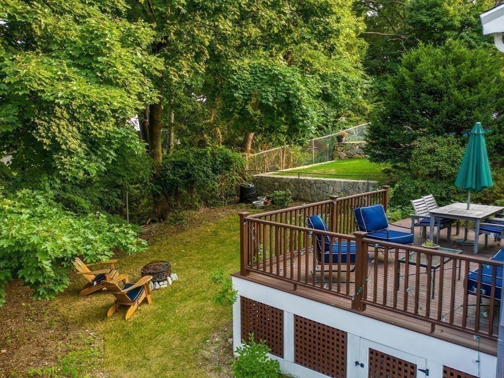 4 Malcolm Road Boston, MA 02130 - Photo 24 of 34 a view of a roof deck with two chairs and a deck
